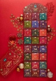 Dilmah MERRY CHRISTMAS čajový adventní kalendář pyramidové sáčky 24 ks od 762 Kč - Heureka.cz