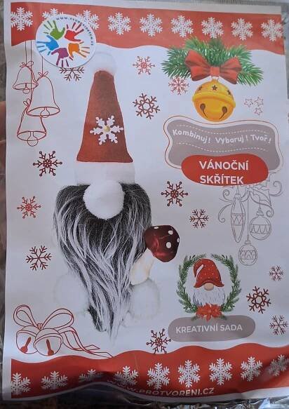 Kreativní sada - Vánoční skřítek
