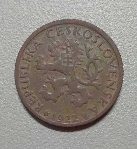 1 Kčs 1922 survivor