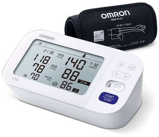 Omron M6 Comfort Afib - Tlakoměr s detekcí fibrilace srdce