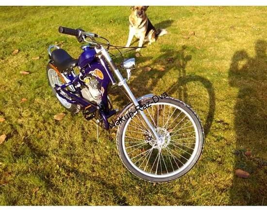Moto kolo Chopper 80cc red