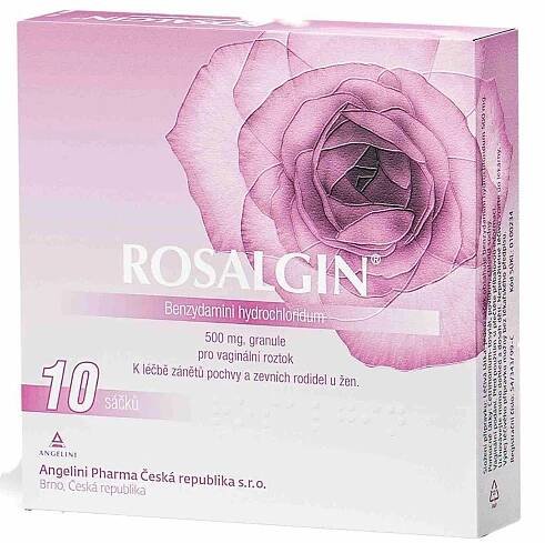 Rosalgin prášek pro přípravu vaginální roztoku 10x0,5 g