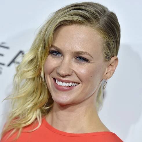 January Jones Debuted New Bangs Inspired by Hit Singers