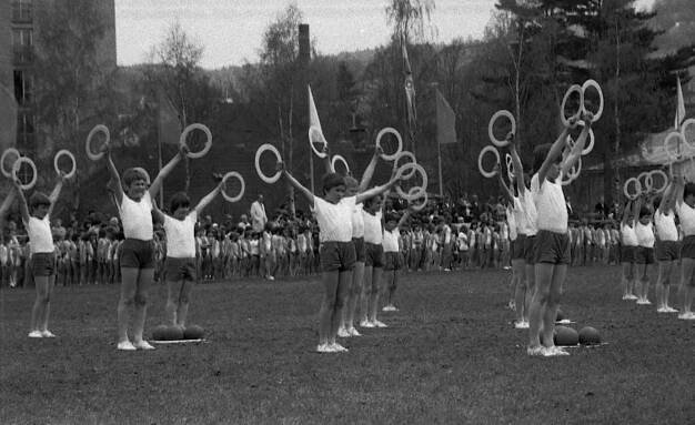 Spartakiáda 1980 ve Vimperku.