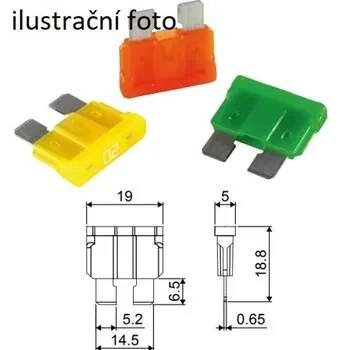 Pojistka nožová ATO 15A 1ks od 4,72 Kč - Heureka.cz