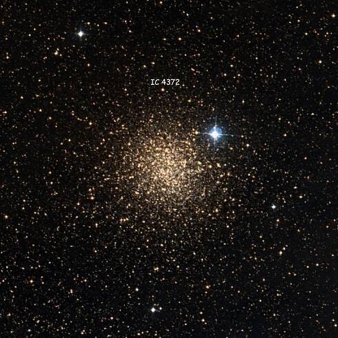 DSS image of region near globular cluster NGC 4372