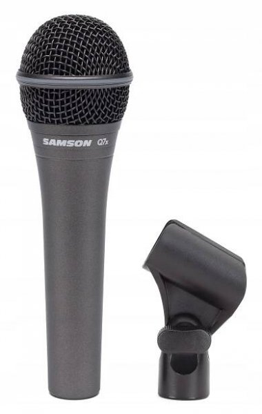 SAMSON Q7x profesionální dynamický XLR vokální mikrofon + držák Kód výrobce Q7x