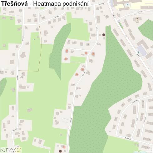 Třešňová - mapy | Kurzy.cz