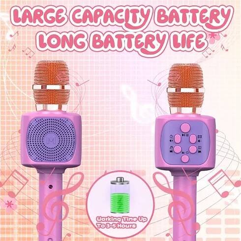 karaoke microphone   music brand for kids birthday gift for girls and boys toy for kids ages 4   years old Product details 1