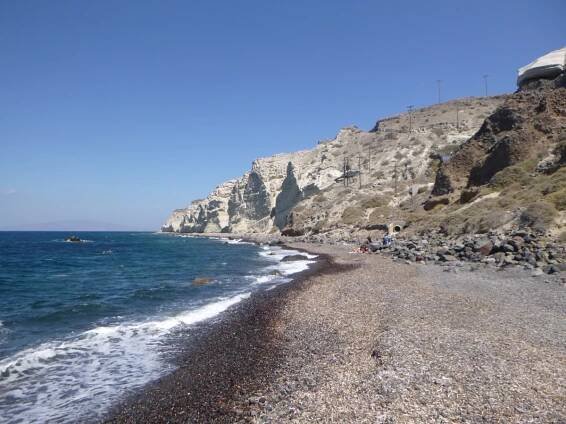 Pláž Katharos - ostrov Santorini foto 6