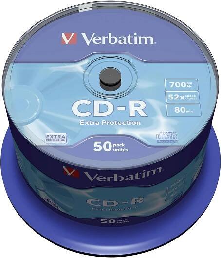 Verbatim 43351 CD-R 80 700 MB 50 ks vřeteno
