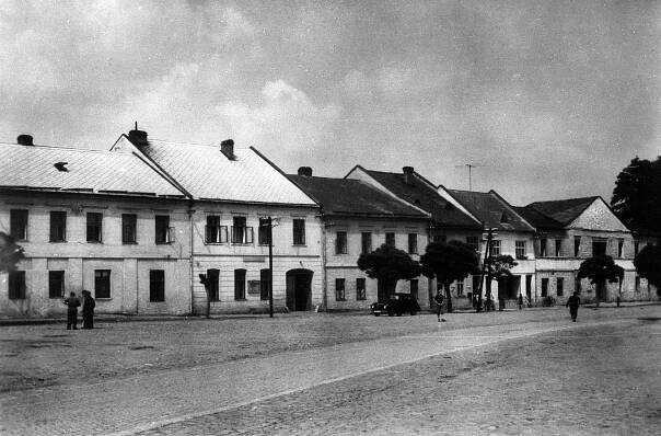 Slezské Rudoltice, náměstí; 70. léta 20. století (sbírka Pavla Fiedlera).