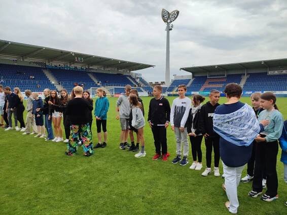 Rozlučkové utkání žáků 9.A a osobností - Základní škola Sportovní Uherské Hradiště