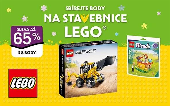 Sbírejte body na produkty LEGO v Albertu