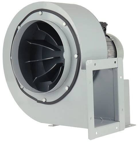Radiální ventilátor Dalap SKT HEAVY pro odtah hrubých částic, Ø 140 mm, pravostranný