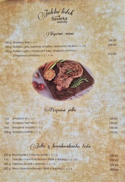 RESTAURACE – SeverkaJeseniky