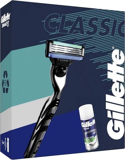 Gillette Mach 3 holicí strojek + Series pěna na holení 100 ml dárková sada od 170 Kč - Heureka.cz