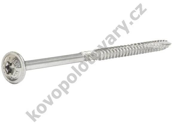 HPM TEC RAPI-TEC SK PLUS 5,0 - stavební vrut do dřeva, pozink, talířová hlava, TORX T25 | KovoPoloto 