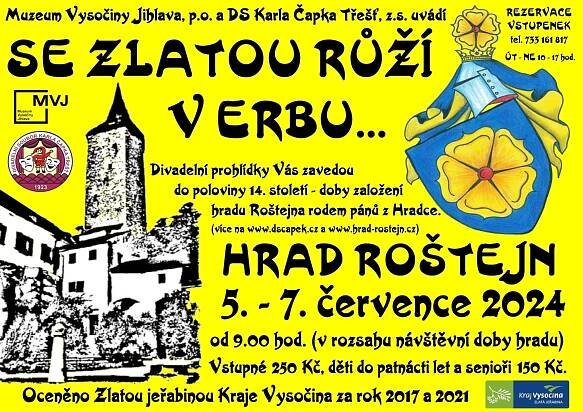 Divadelní prohlídky – Hrad Roštejn