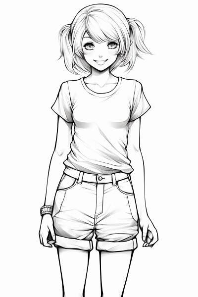 Kawaii pictures to color (free & printable)