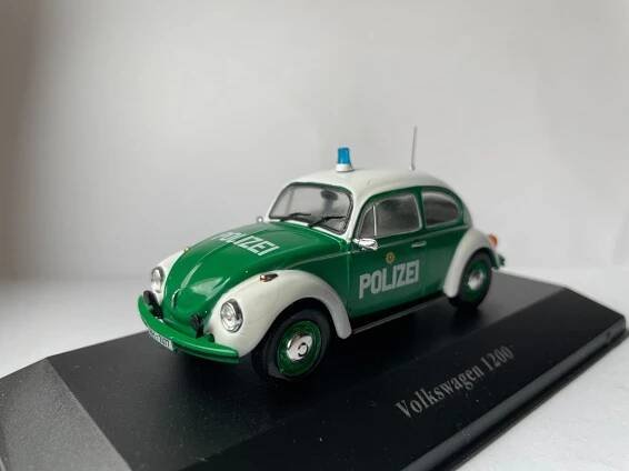 ATLAS 1/43 VOLKSWAGEN 1200 POLIZEI HAMBURG - Modely automobilů