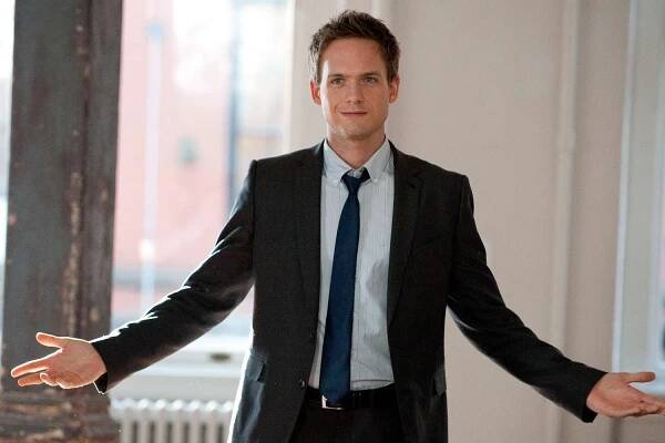 SUITS USA 2011 -- "Pilot" -- Pictured: -- Patrick J. Adams as Mike Ross