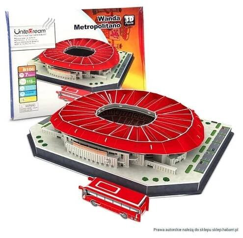 HABARRI Fotbalový stadion 3D puzzle Atlético Madrid FC - "Wanda Metropolitano", 116 ks od 655 Kč - Heureka.cz
