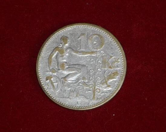 stříbrná mince, 10kč 1932