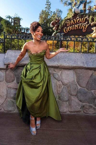 Actress Anika Noni Rose, voice of Tiana 