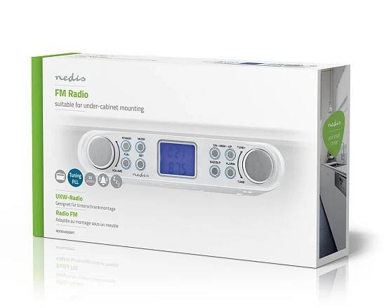 Rádio FM kuchyňské NEDIS RDFM4000WT | ExaSoft.cz