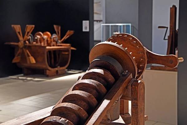 Stroje Leonarda da Vinci - Technické muzeum v Brně