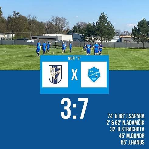 B-TÝM: B-pušky se rozstřílely v pravý čas! K vidění bylo 10 branek! – Fotbalový klub Darkovičky