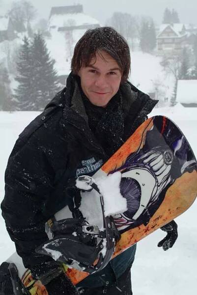Snowboarďáci fotka