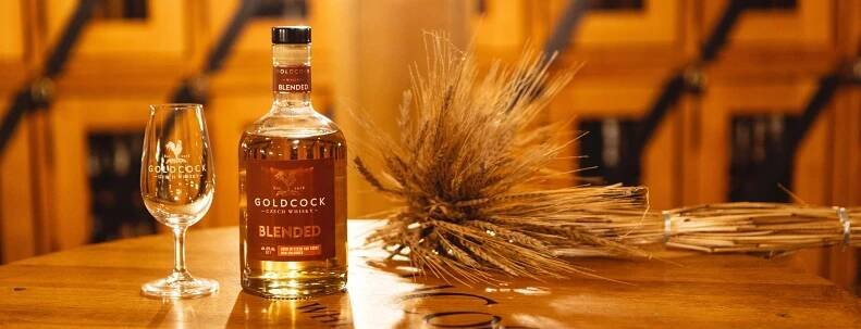 GOLDCOCK Blended 42% 0,7l | R. JELÍNEK - Ty pravé ovocné destiláty