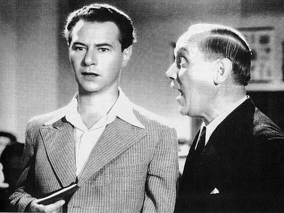 1938, Škola základ života. Slavná scéna z hodiny němčiny. Skvělí Ladislav Pešek a František Kreuzmann st.