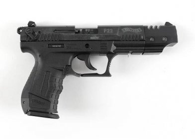 Pistole, Walther, Mod.: P22 mit Kompensator, Kal.: .22 l. r., - Jagd-, Sport-, & Sammlerwaffen 2023/03/17 - Dosažená cena