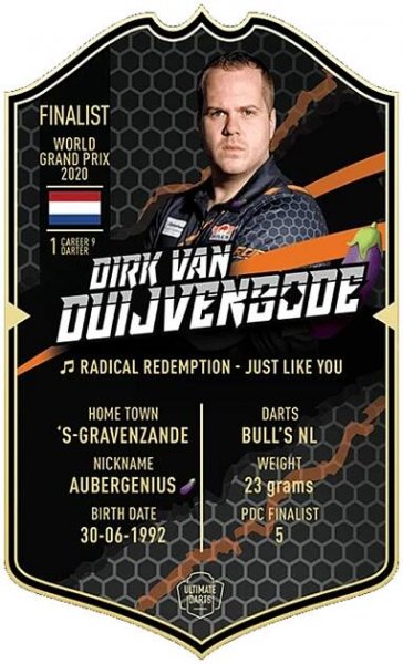 Ultimate Darts Card - Dirk Van Duijvenbode