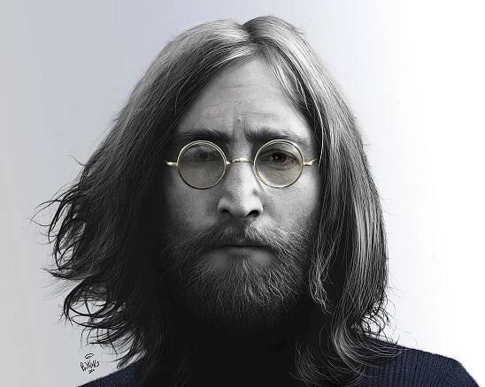 John Ono Lennon Portrait