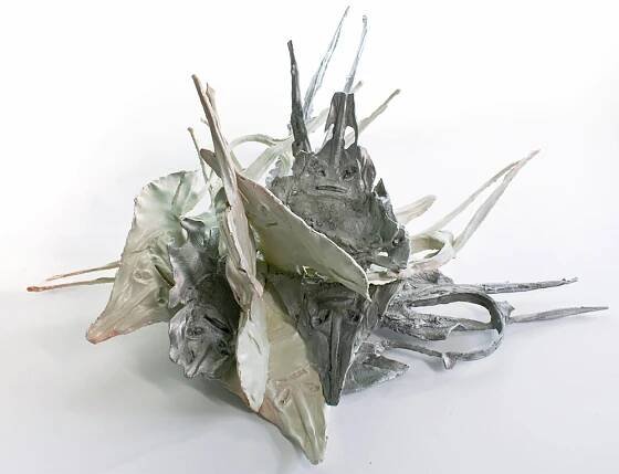 Nurielle Stern and Nicholas Crombach, Jenny Haniver, porcelain and cast aluminum