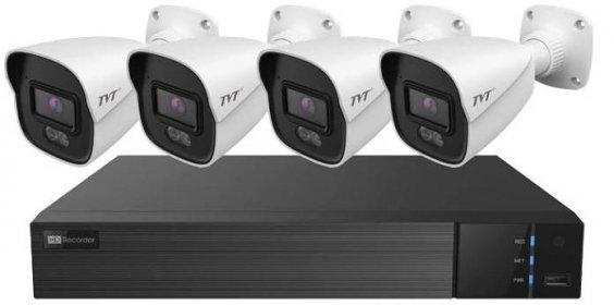 FullColor IP SET 4 kamery 2MPix - NVR 104E ELN + 4x TD-9421C2 | ELNIKA plus, s.r.o.