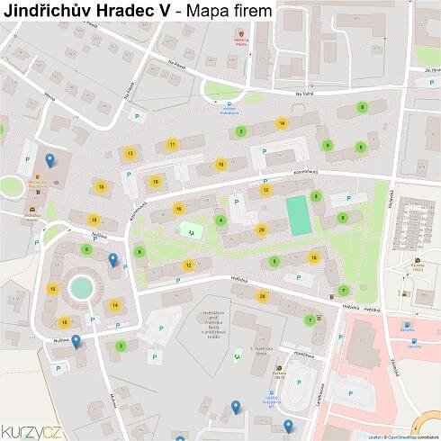 Jindřichův Hradec V - mapy | Kurzy.cz