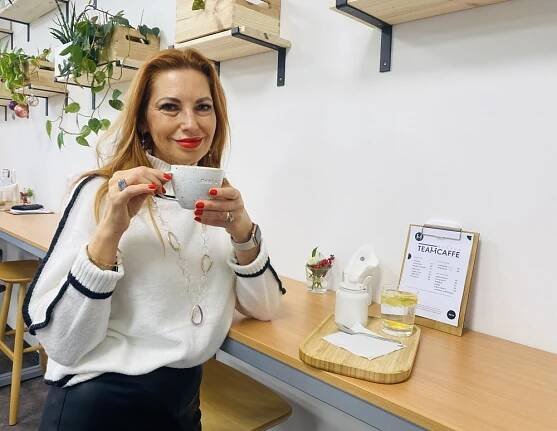 Nebýt na to sama s šálkem kávy v Bistru Teamcaffe : Teamcaffe - každé zrnko pomáhá