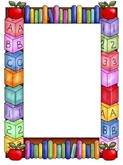 Bb Page Borders Design, Border Design, School Border