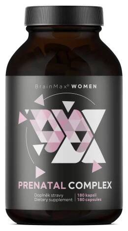 BrainMax Prenatal Complex, komplex vitamínů pro těhotné ženy Velikost balení: 180 kapslí