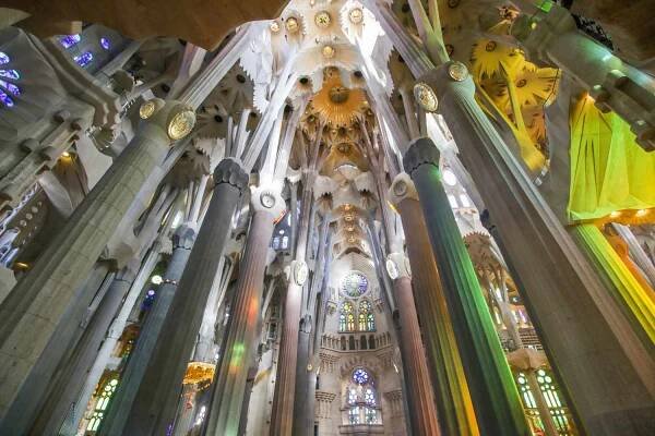 Inside La Sagrada Familia