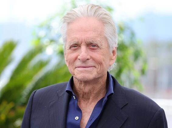 Michael Douglas' son Dylan towers over famous dad as they celebrate big news