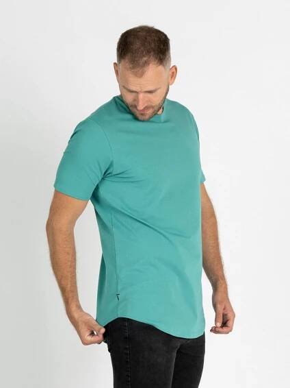 TallGuys Pánské prodloužené tričko | óčko | Deep green