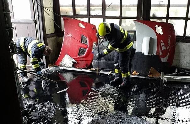 Požár způsobil škody za 350 tisíc korun