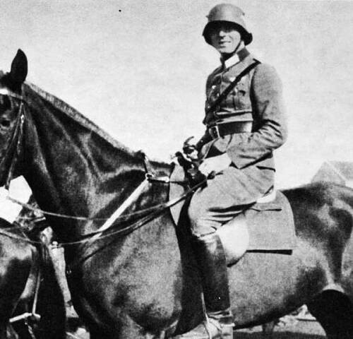 Claus von Stauffenberg podczas służby w 17. pułku kawalerii w Bambergu 1926 r