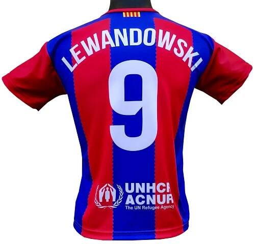 Fotbalový teplákovka Lewandowski Barcelona velikost M
